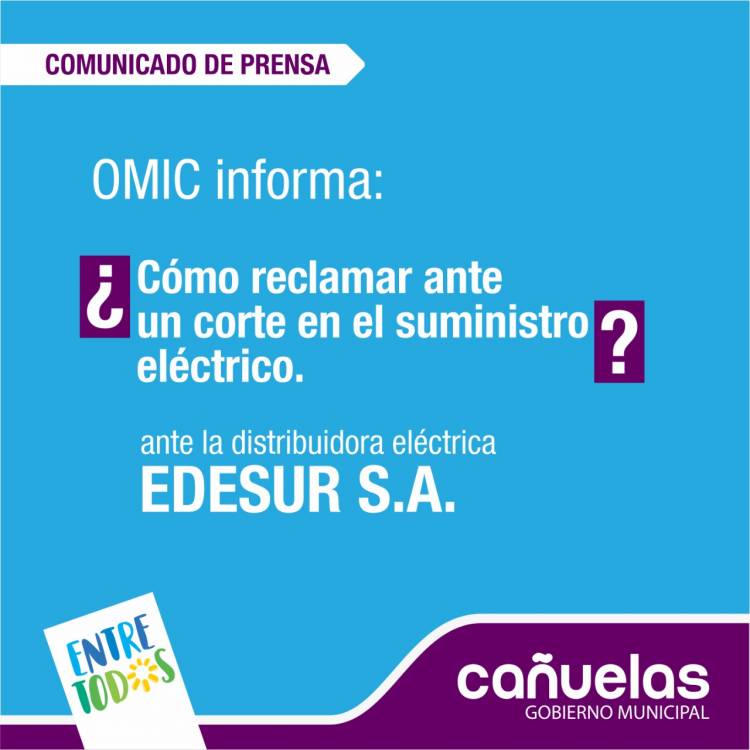 La Oficina Municipal de Información al Consumidor informa cómo reclamarle a Edesur