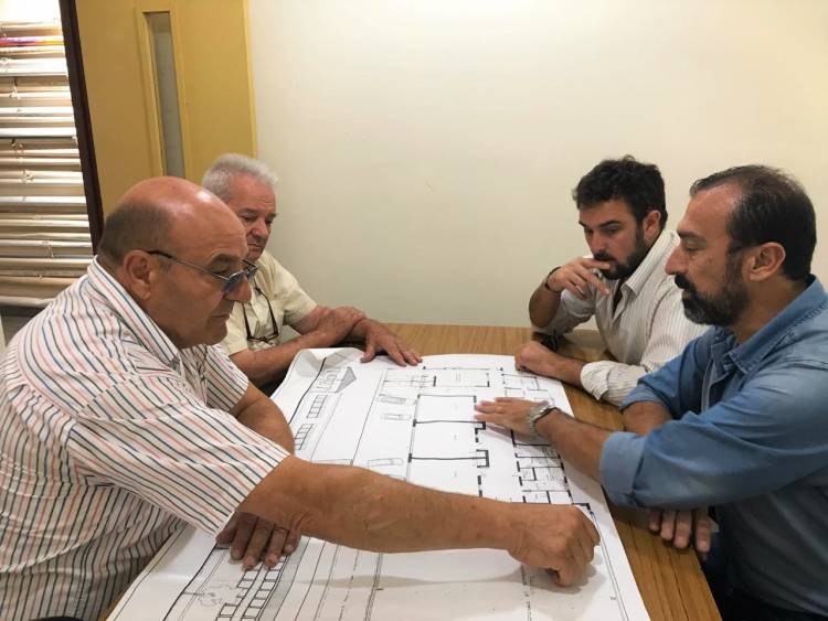 Progresan las obras para crear una escuela secundaria con oficios en Máximo Paz