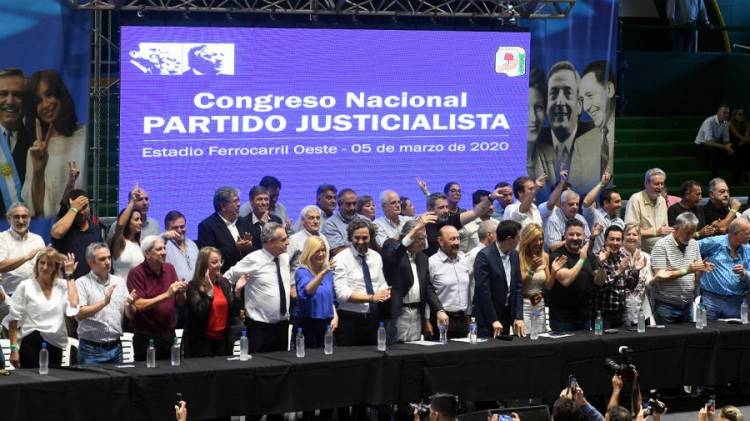 Se llevó a cabo el Congreso Nacional del PJ con la participación de Marisa Fassi