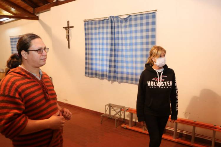 La intendente visitó la Casa de Retiros de las Hermanas Dominicas