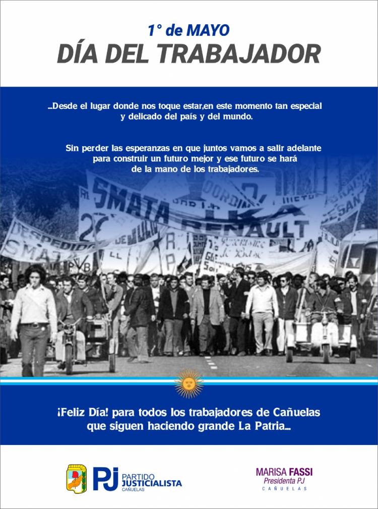 Feliz Día del Trabajador - Salutación del PJ 