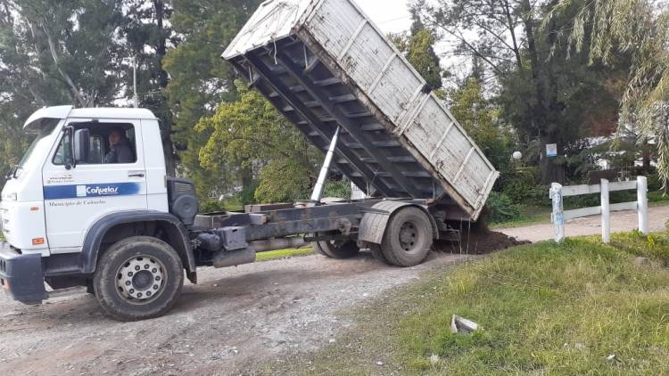 Tarea municipal de mejoras de espacios públicos