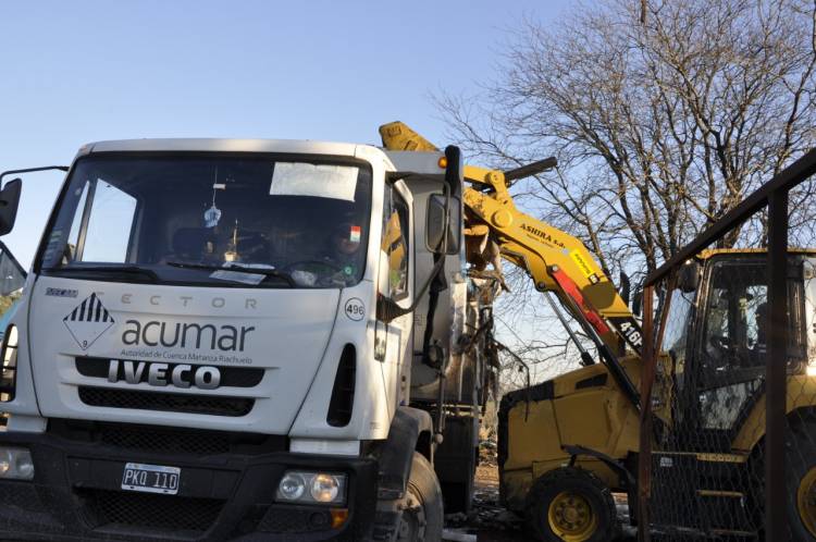 Se iniciaron las tareas de saneamiento en el Ecopunto