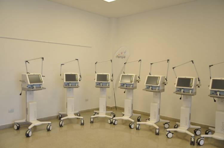 COVID-19: El Hospital Regional sumó 15 nuevos respiradores