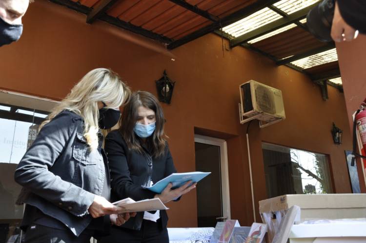 La intendenta Fassi recibió a la funcionaria provincial Lorena Riesgo