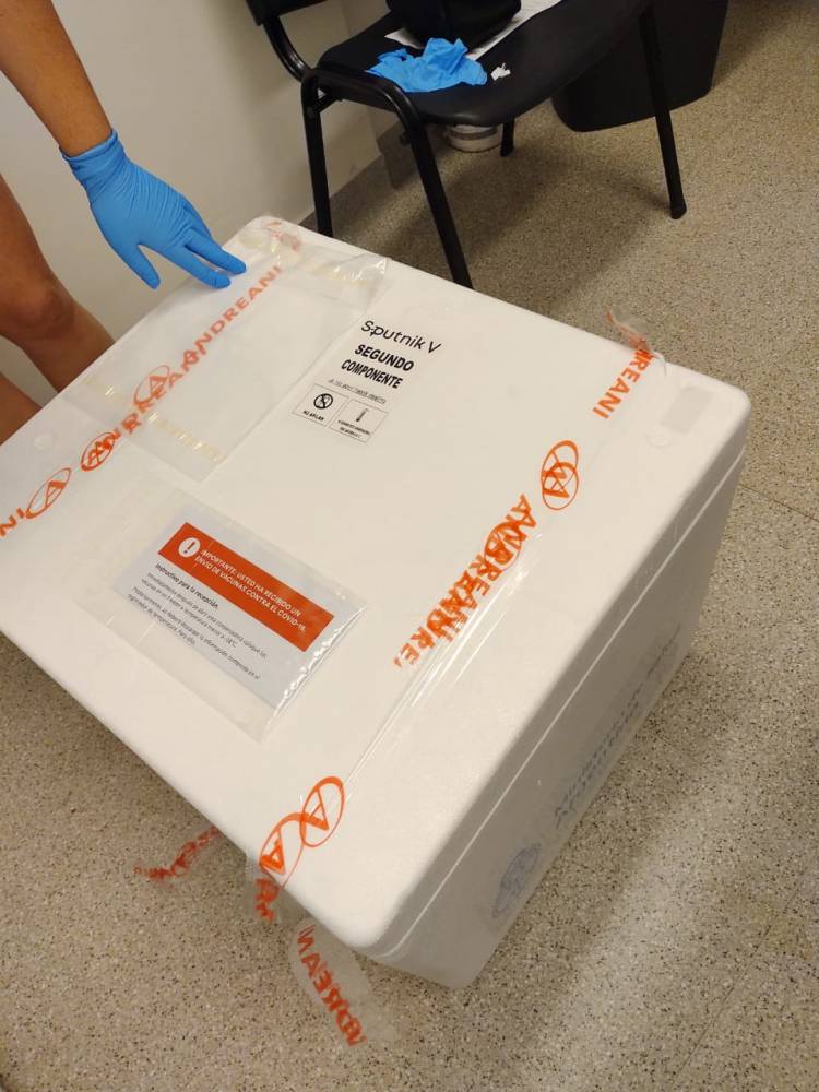 Llegó la segunda dosis de vacunas para todo el personal de salud