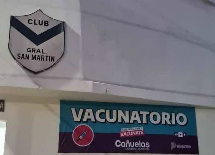 El Club San Martín será la nueva sede de vacunación