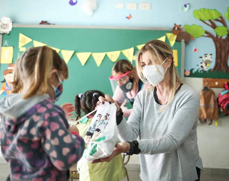 Marisa Fassi visitó el jardín maternal municipal “Gotitas de Amor”