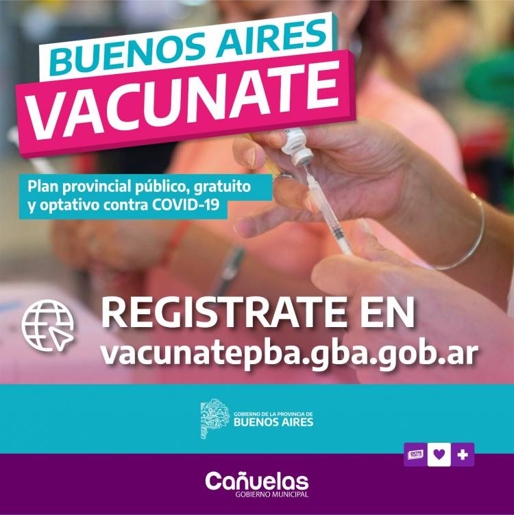 Plan de vacunación en Cañuelas