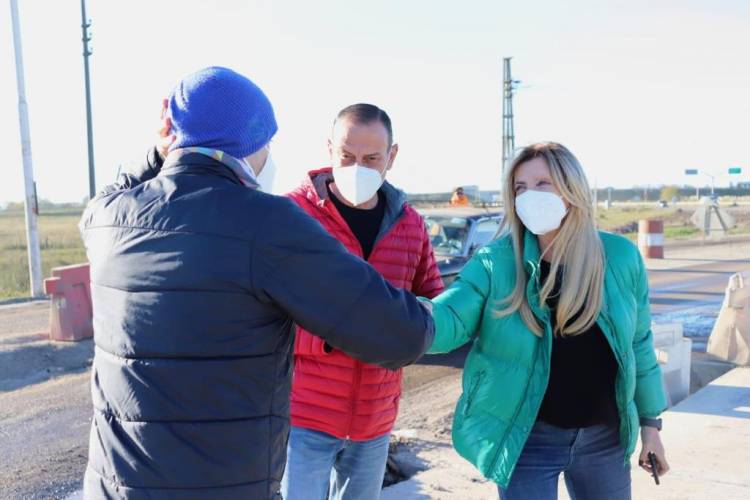 La Intendenta recorre las obras de los diferentes puntos de Cañuelas