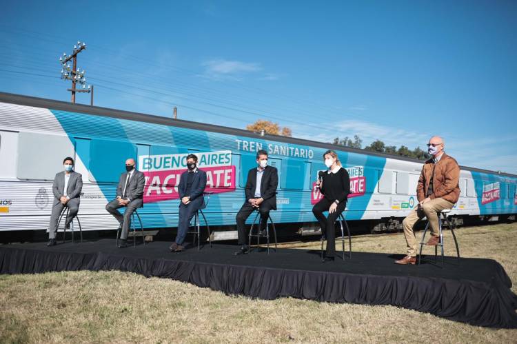 Lanzaron en Cañuelas una nueva campaña del "Tren Sanitario"