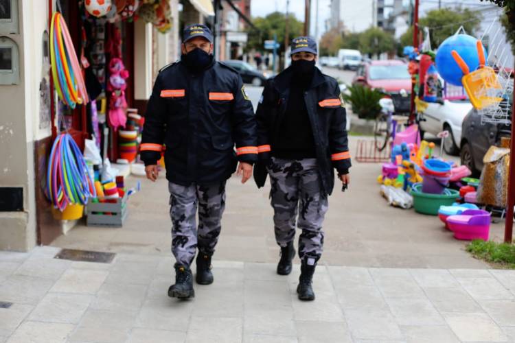 La Guardia Urbana sumó presencia en la zona comercial