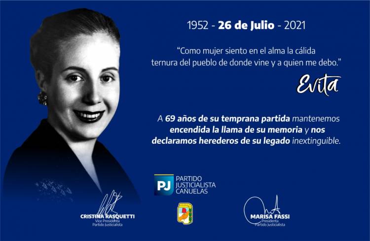 Homenaje del Partido Justicialista de Cañuelas