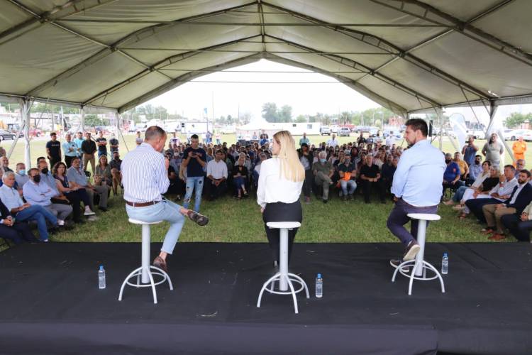 Comenzó la obra en la calle República Oriental del Uruguay y Ruta Nacional 205