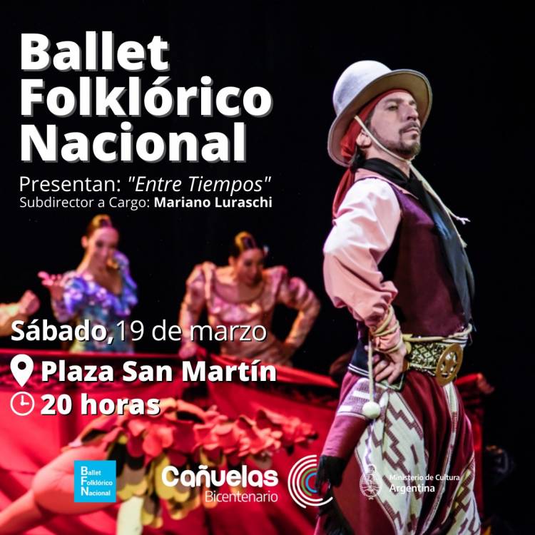 El Ballet Folklórico Nacional vuelve a escena este sábado en Cañuelas
