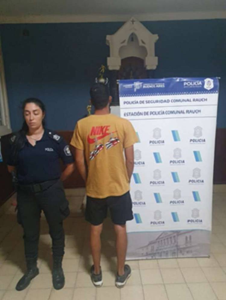 Detuvieron en Rauch a un sujeto con pedido de captura por Homicidio 