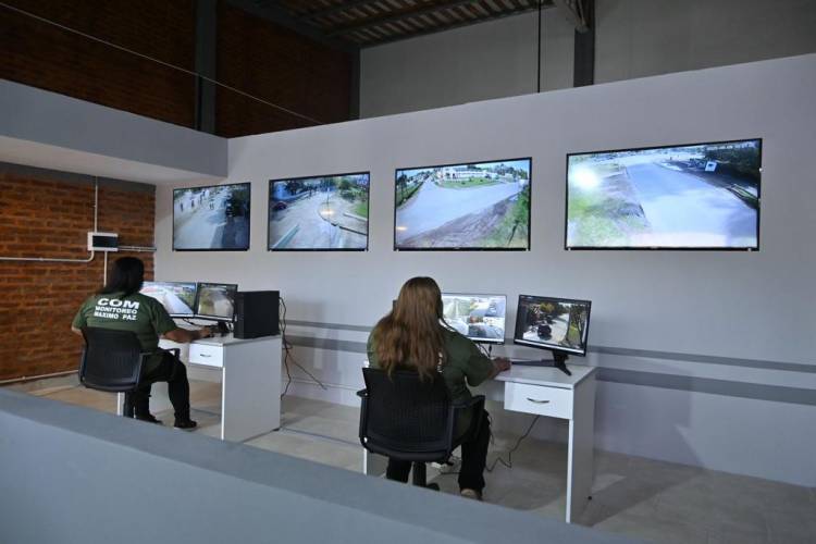 Se inauguró un Centro de Monitoreo Municipal para Máximo Paz, Casares y Petión
