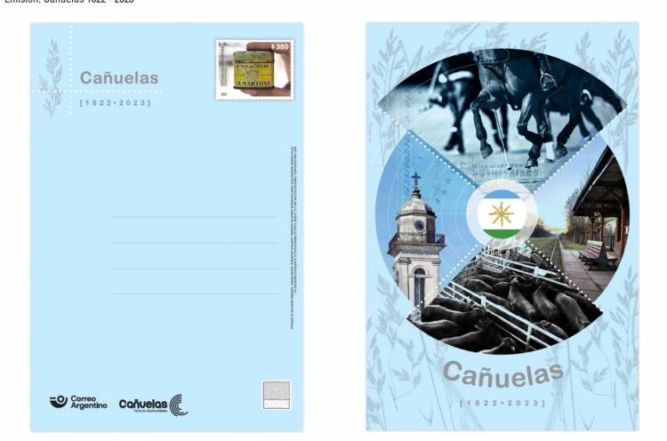El Correo Argentino emitió un sello postal en homenaje a Cañuelas