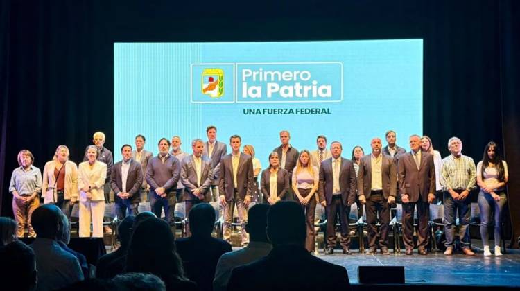 Gustavo Arrieta participó de la presentación del espacio "Primero la Patria"