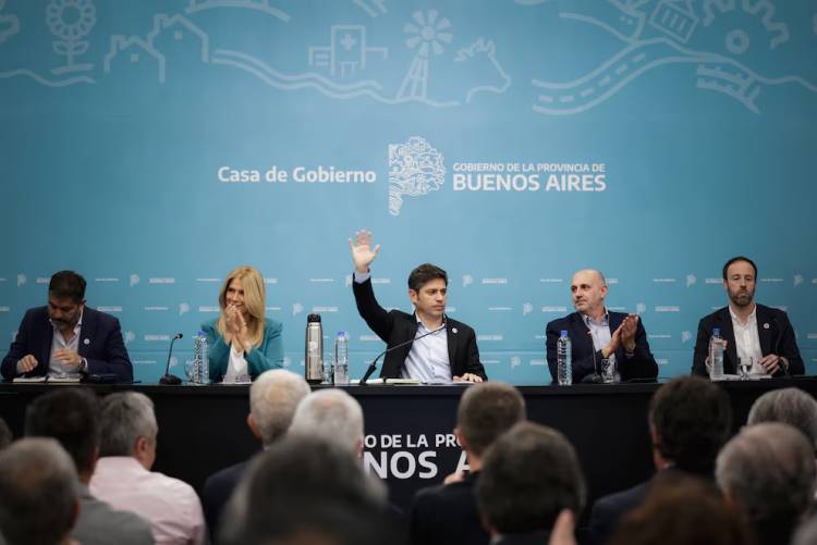 Axel Kicillof presentó ayer el Presupuesto 2026 ante la dirigencia provincial