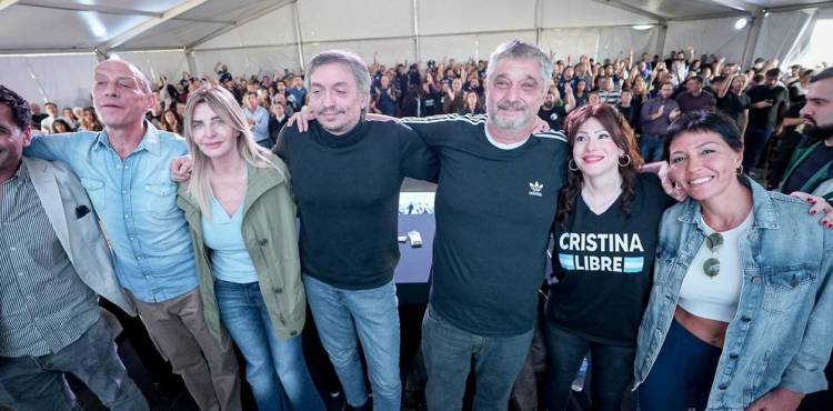 Máximo Kirchner visitó Cañuelas y cerró el acto del Día del Trabajador