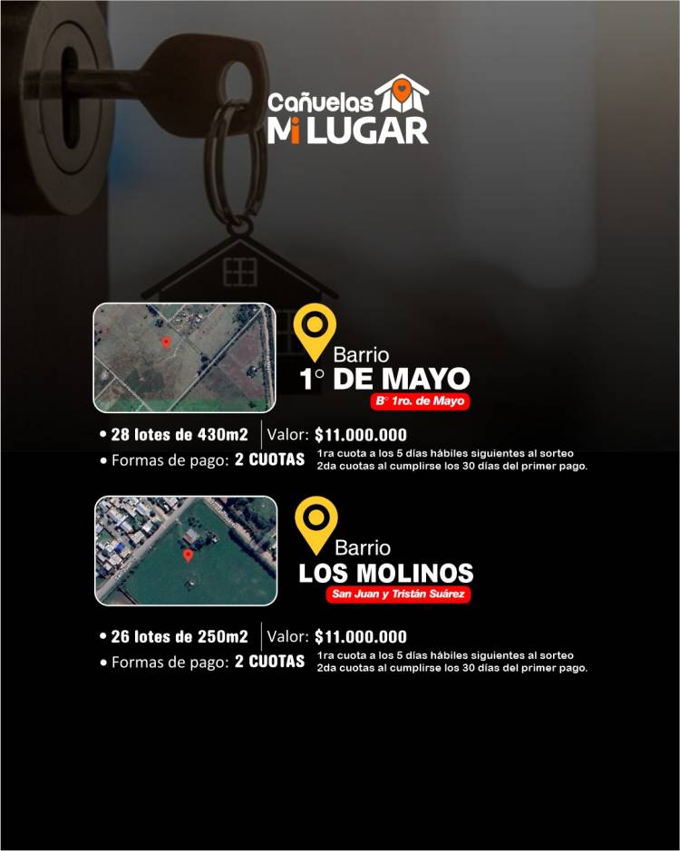 CAÑUELAS MI LUGAR: HUBO UNA EXTENSIÓN PARA LA INSCRIPCIÓN