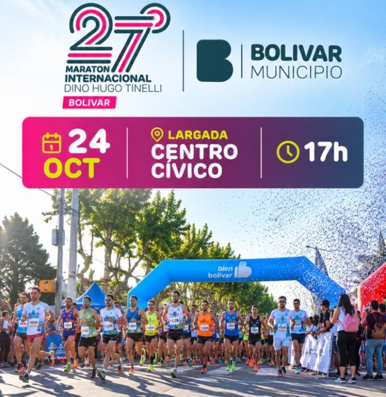 EL GOBIERNO MUNICIPAL INVITA A PARTICIPAR DE LA 27.ª MARATÓN INTERNACIONAL DINO HUGO TINELLI